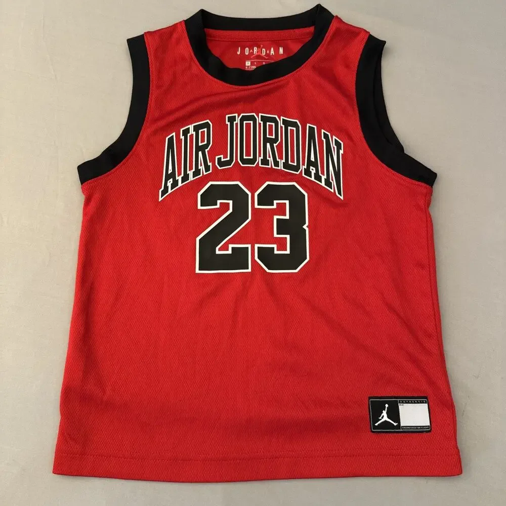 Nike Air Jordan Michael Jordan Jersey Red Toddler Youth 7 (6-7 Years) 116-122CM